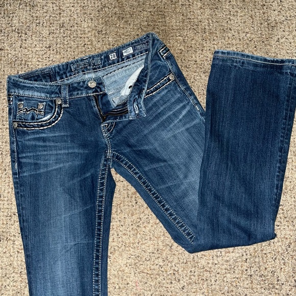 Miss Me boot cut jean Sz 28 - Picture 7 of 8